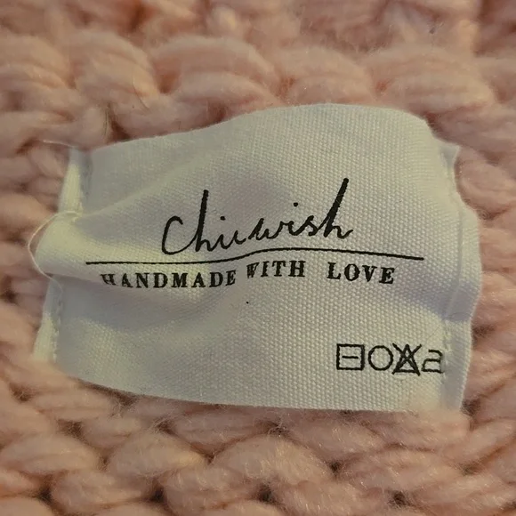 Pink Cable Knit Women's Sweater - Picture 7 of 12